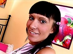 Amazing brunette Russian teen
